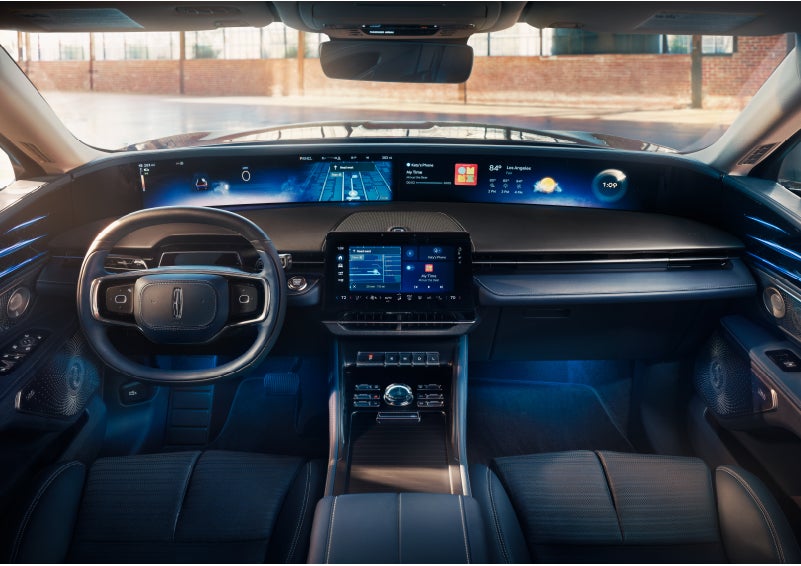 The panoramic display is shown in a 2024 Lincoln Nautilus® SUV. | Gary Yeomans Lincoln in Daytona Beach FL