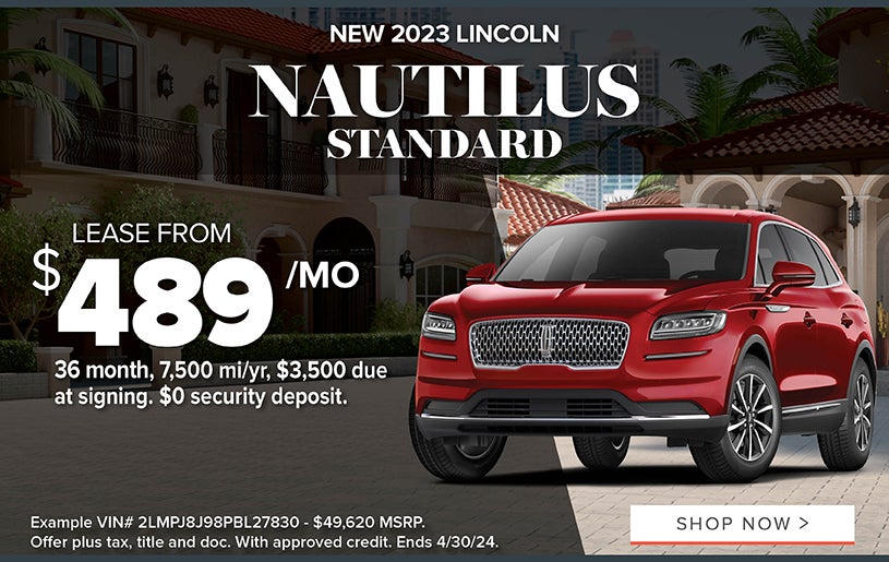 New 2023 Lincoln Nautilus