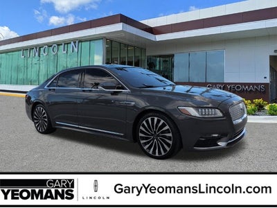2019 Lincoln Continental Black Label