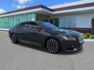 2019 Lincoln Continental Black Label