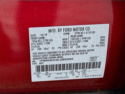 2020 Ford Explorer Platinum