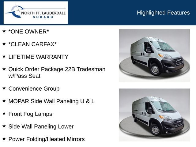 2025 RAM ProMaster Cargo Van High Roof 159 WB