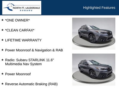 2021 Subaru Outback Onyx Edition XT