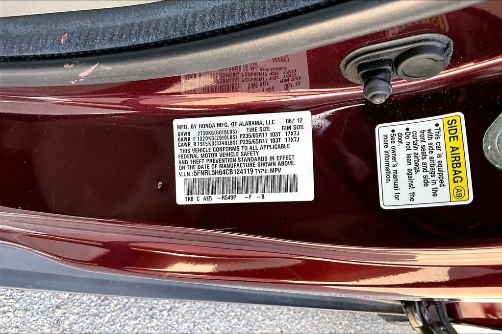 2012 Honda Odyssey EX-L