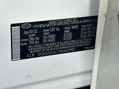 2022 Hyundai Santa Fe Calligraphy