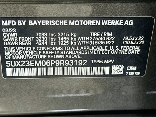 2023 BMW X7 xDrive40i