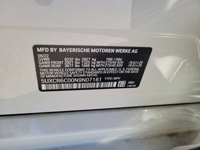 2022 BMW X5 xDrive40i