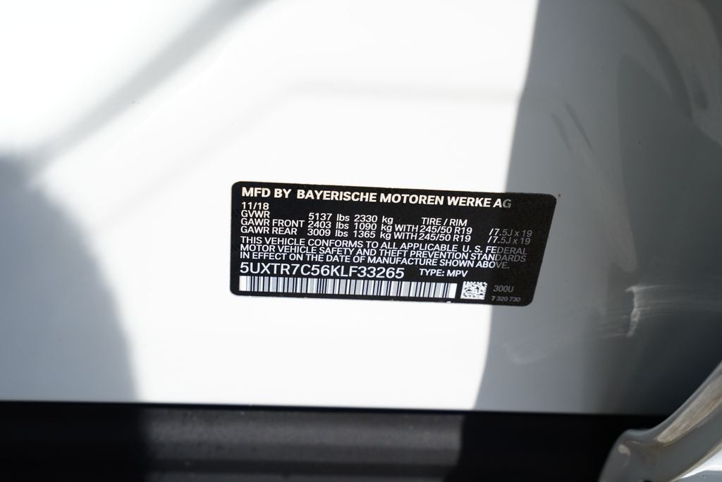 2019 BMW X3 sDrive30i