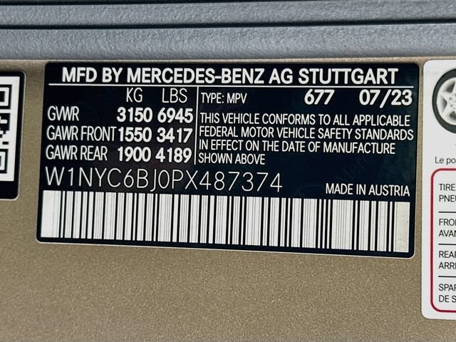 2023 Mercedes-Benz G-Class G 550