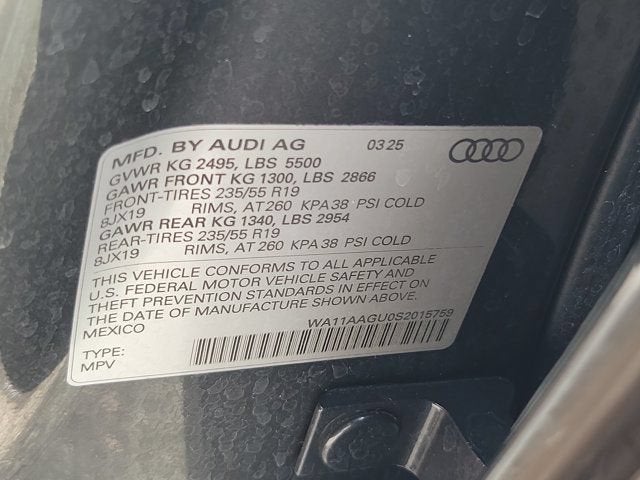 2025 Audi Q5 2.0T Premium