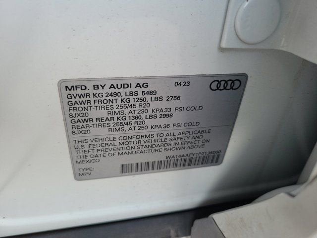 2023 Audi Q5 Sportback 45 S line Premium