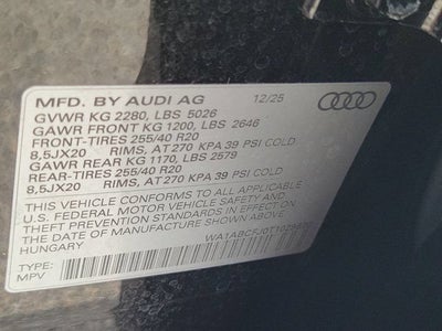 2026 Audi Q3 S line