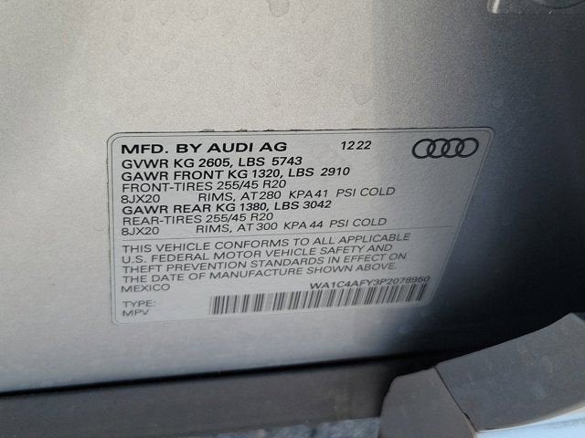 2023 Audi SQ5 Prestige