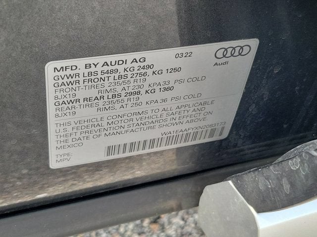 2022 Audi Q5 45 S line Premium Plus