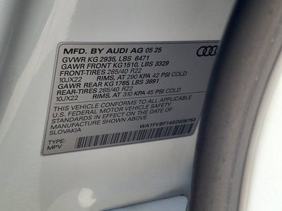 2025 Audi Q8 55 Prestige