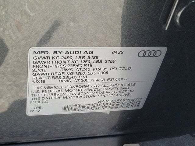 2023 Audi Q5 45 S line Premium