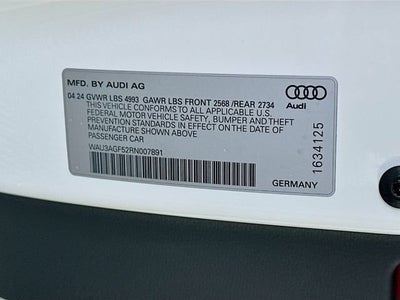 2024 Audi A5 Cabriolet S line Premium