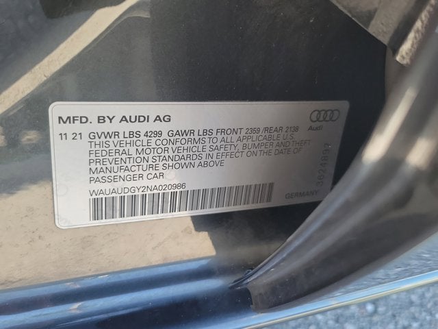 2022 Audi A3 40 Premium