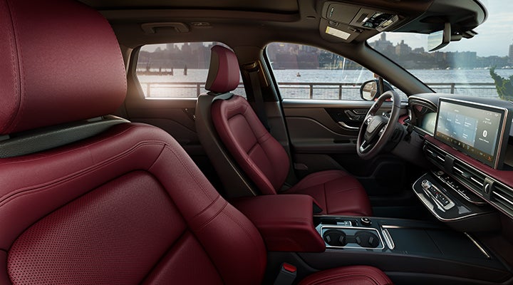 The available Perfect Position front seats in the 2024 Lincoln Corsair® SUV are shown. | Gary Yeomans Lincoln in Daytona Beach FL
