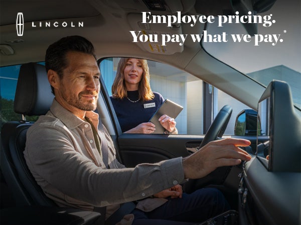 The Lincoln Employee pricing Sales Event