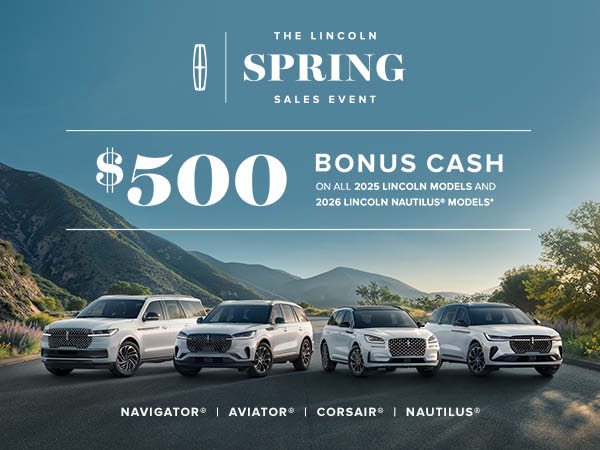 The Lincoln Spring Sales Event
