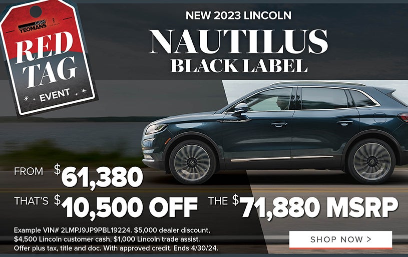 New 2023 Lincoln Nautilus