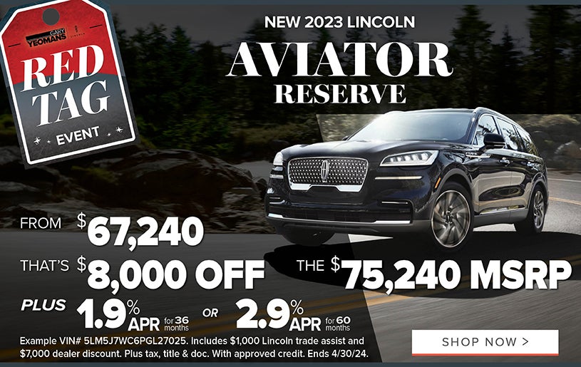New 2023 Lincoln Aviator Reserve