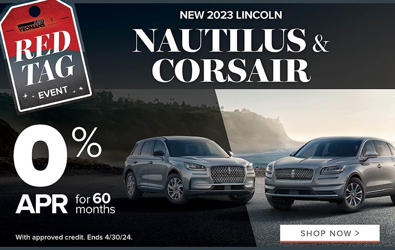 2023 Nautilus and Corsair 0% APR