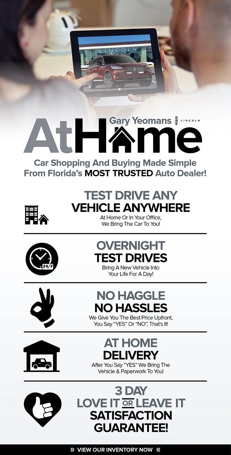 Gary Yeomans Lincoln At Home Car Buying